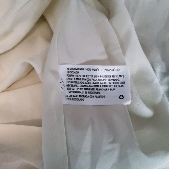 Chevron Striped Black White Dress Size 4 By Common Thread In Recycled Polyester - Picture 10 of 13